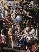 Mars and Venus Surprised by Vulcan
